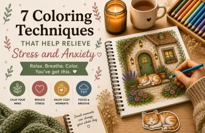 7 Coloring Techniques That Help Relieve Stress and Anxiety