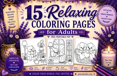 Relaxing Coloring Pages for Adults