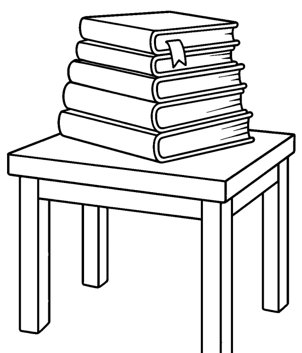 cozy coloring pages for adults stack of books coloring page printable cozy reading aesthetic coloring pages for adults relaxing scene