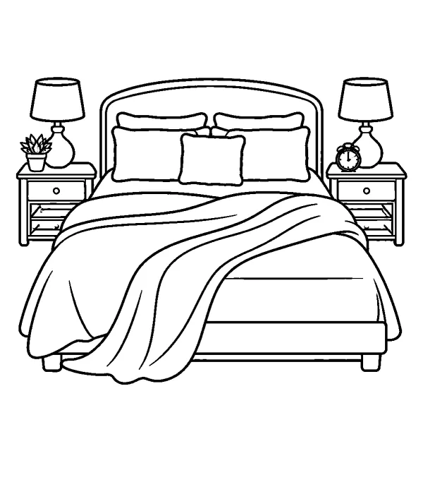 cozy coloring pages for adults cozy bedroom bed coloring page printable relaxing bedroom coloring pages for adults