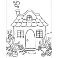 Mermaid coloring page preview