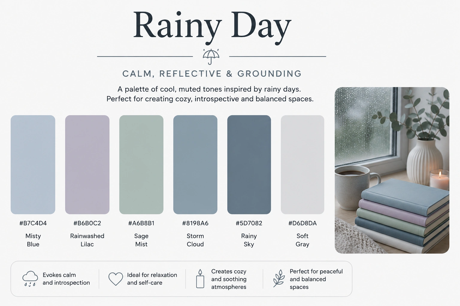 Rainy Day cozy color palette