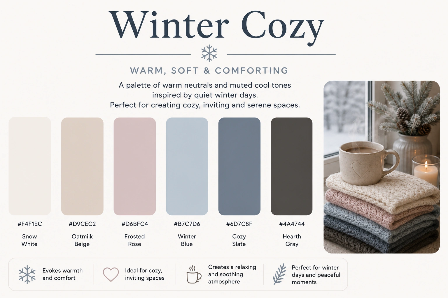 Winter Cozy cozy color palette